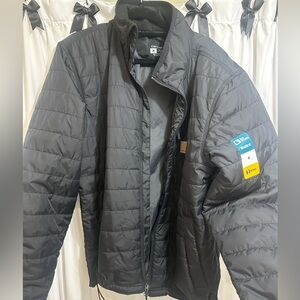 NWT Carhartt Men's Quilted Puffer Jacket - Charcoal Gray Bass Pro Shop